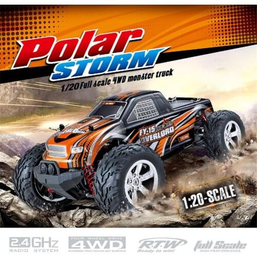 Feiyue FY-15 1/20 Off-Road Rock Race Truck 2.4Ghz 4WD 25km/h High Speed Big Wheels Electric RC Car