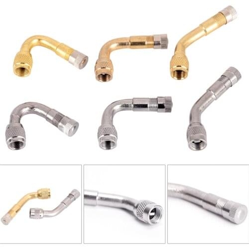1pc 45 /90/135 Degree Brass Air Tyre Extension Valve Motorcycle Car Truck Bicycle Scooter Air Tyre Extension Valve