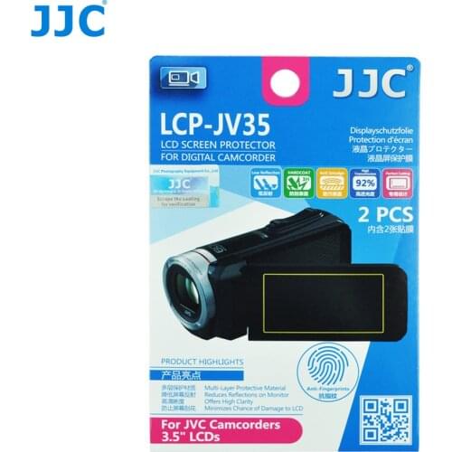 JJC LCD Guard Film for JVC Camcorders 2.7" 3.0" 3.5"PET Video Screen Protector