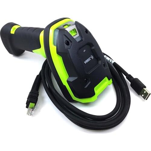 Zebra DS3608-HP (High Performance) Ultra-Rugged Handheld Corded 1D 2D PDF417 QR Code OCR Barcode Scanner/Imager with USB Cable