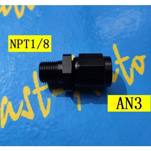 Female 3AN AN3 an 3 to Male NPT1/8 1/8npt npt 1/8 staight Adapter adaptor Fitting