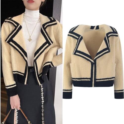 2021 Autumn Winter Vintage Woolen Sweater Cardigans Women Long Sleeve Loose Knit Tops Fashion Outerwear Korean Style Clothing