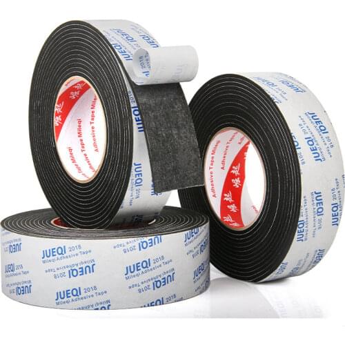 1pcs(5M) Black Traceless EVA Tape Strong double sided Adhesive Seal Waterproof Sponge tape For DIY car interior Home accessories