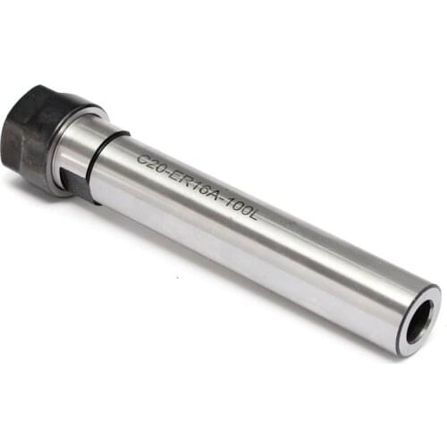 1PCS C20 ER11 ER20 C20 ER16 ER25 100L 150L collet chuck deep processing CNC straight shank 20mm extension rod for CNC mill