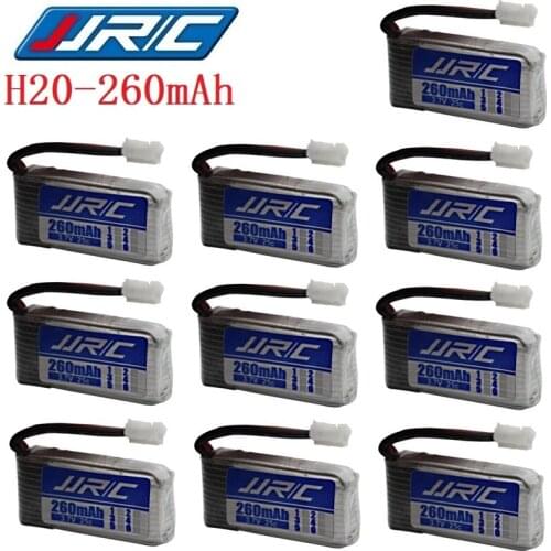 10pcs/set JJRC H20 Original Battery 3.7V 150mAh/260mAh For JJRC H20 Syma S8 M67 U839 RC Quadcopter Parts 3.7V Lipo Battery