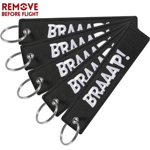 50 PCS Embroidery Key Chain Fashion Bijoux Car Keychain for Motorcycles and Cars Gifts Tag Key Fobs Holder OEM Keychain Keyring