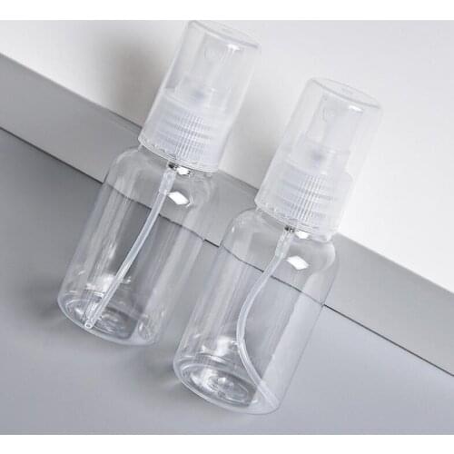 60ml empty spray bottle Plastic Atomizer Small Mini Empty Spray Refillable Bottle Cosmetic Transparent