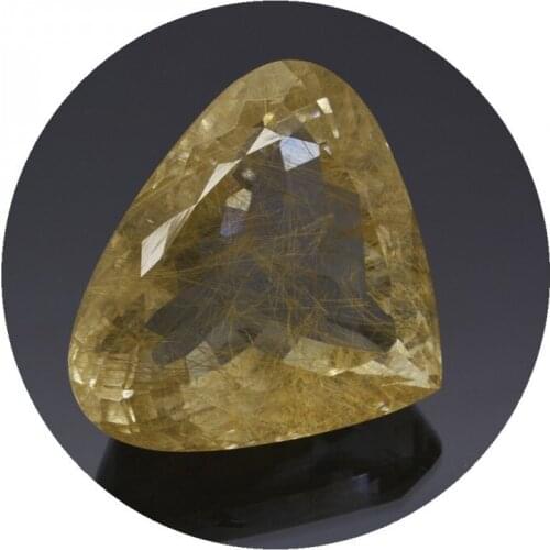 63,98 ct. Rutile Quartz Pear Cut