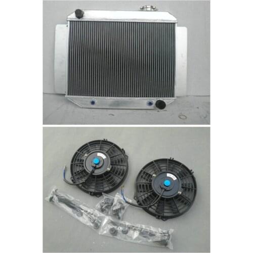 ALUMINUM RADIATOR & FANS FOR HOLDEN KINGSWOOD HQ HJ HX HZ 71-80 6CYL 6 cyl cylinder AT/MT
