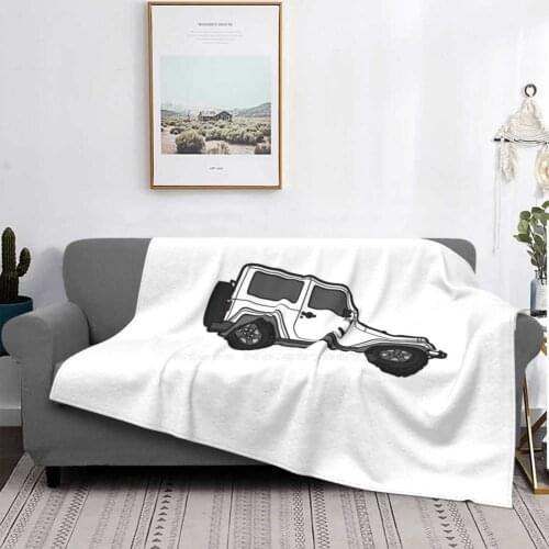 White (Side View) Shaggy Throw Soft Blanket Sofa/Bed/Travel Love Gifts Cute Trendy Vsco White White Car Side