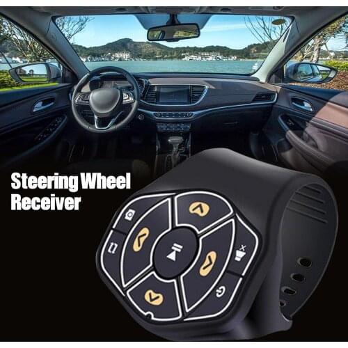 Wireless Car Steering Wheel Button Remote Control Bluetooth-compatible 4.0 Multimedia Player Button For Android IOS Car Styling