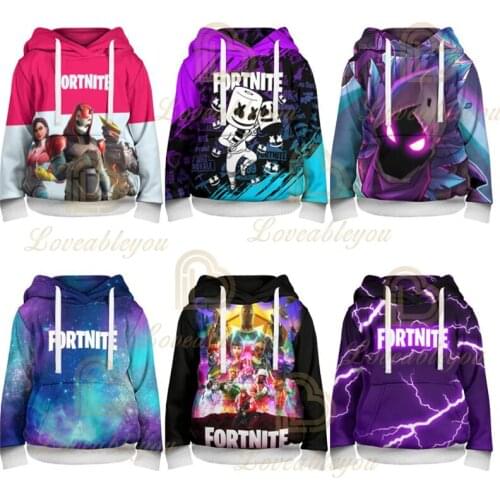 Fortnite Victory Royale Hero Childrens Wear Kids Hoodies Game 3d Boys Girls Harajuku Sweatshirt Long Sleeve Tops Teen Clothes