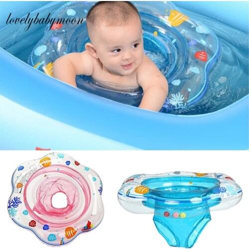Baby Ring Bath Baby Swimming Rings Float Buoy Inflatable Waist Trainer Pool Inflatable Ring Toddler Flotador Double Safety Swim