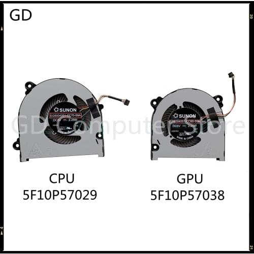 GD Original For Lenovo IdeaPad 320S-13IKB 81AK CPU And GPU Fan 5F10P57029 5F10P57038 EG50040S1-CC70-S9A EG50040S1-CC60-S9A