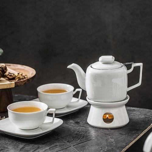 Ceramic Teapot With Strainer Insulation Pot Afternoon Tea Set
