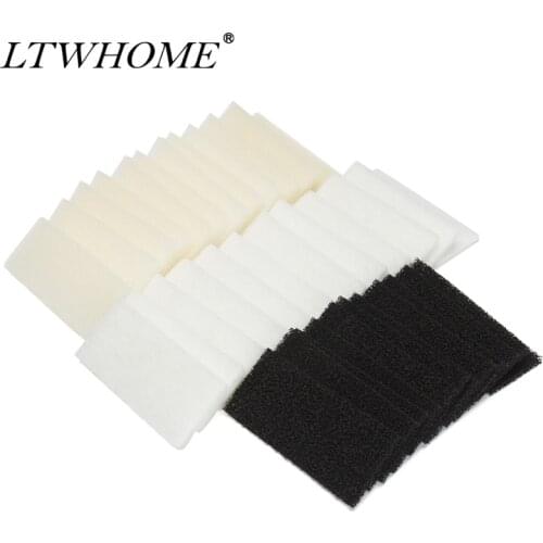 LTWHOME Value Pack of Foam Filters, Carbon Filters and Polyester Filters Set Fit for Fluval U2 Filter