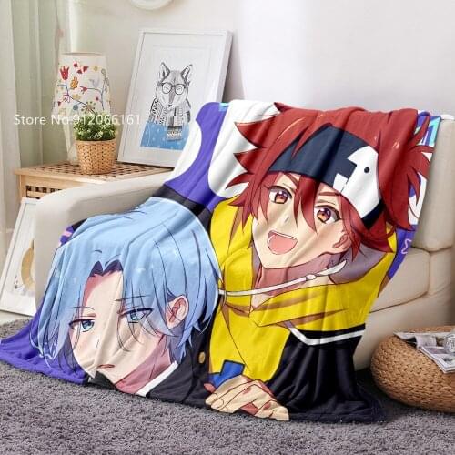 SK8 The Infinity Summer Throw Blankets Japan Anime Fleece Plaids Multi Size Bedsheet Multifunctional Bedspread For Children Kids