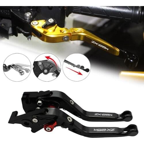 Logo ZX-25R Motorcycle Clutch Brake Levers For Kawasaki NINJA ZX-25R ZX25R 2020 SEMSPEED CNC Folding Extendable Lever