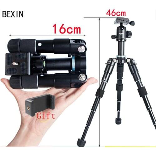 Bexin mate 10 Tabletop Mini Travel Tripod Ball head Compact For iphone DSLR Camera