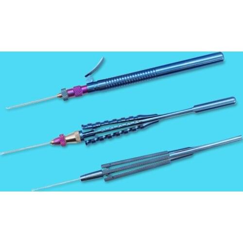 Ophthalmology microscopy instrument microscopy intraocular retinal forceps retinal forceps