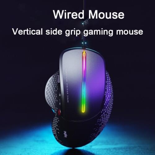 Wired Mechanical Mouse Vertical Side Grip Gaming Mouse Designer 3D drawing office Home Wired mose for Desktop Laptop 4-Speed DPI
