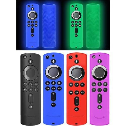Silicone Case Remote Control Luminous Anti-lost Silicone Case For Fire TV Stick 4K / Fire TV / Fire TV Cube Protection Anti-loss