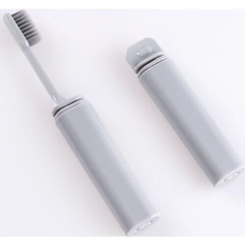 Bamboo Charcoal Folding Toothbrush Fold Travel Camping Hiking Outdoor Easy To Take Foldable travel Portable Compact Teethbrush