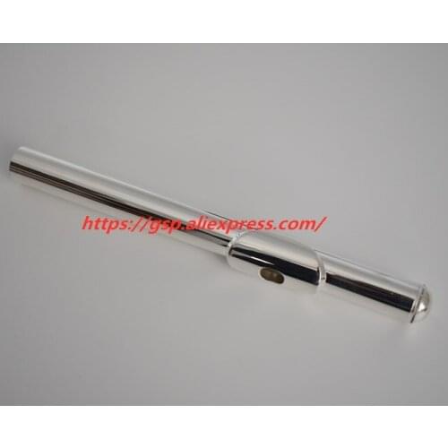 Fine 16 hole 17 hole flute head plated with pure silver flute fittings