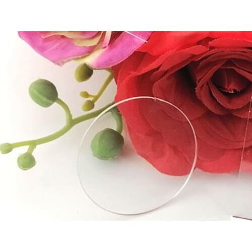 InStock Clear Extruded Acrylic Circle Earrings With Hole Acrylic Discs Beads Plexiglass For picture frames DIY Craft CD racks