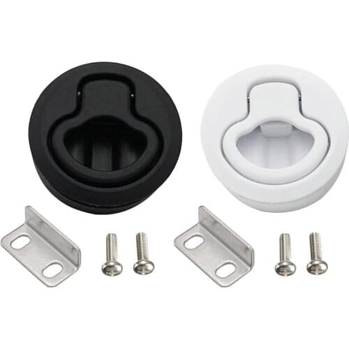 2" Round Locking Flush Pull Latch Replacement Plastic For RV Marine Boat Southco