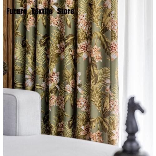 Curtains for Living Room Bedroom Curtains Simple New Single-Sided Light Cloth Curtain Left and Right Biparting Open