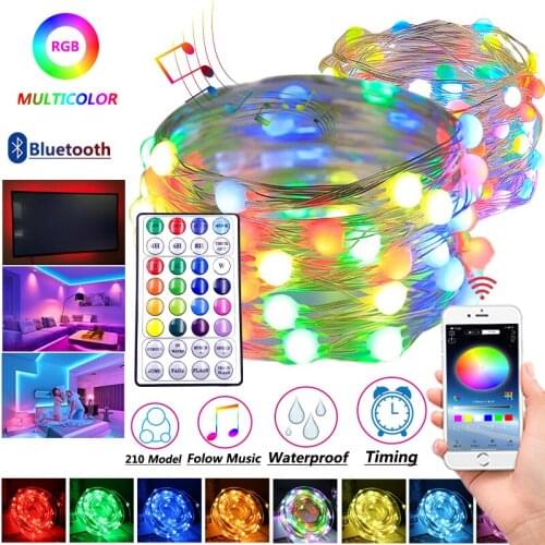12V lights decoration Waterproof light 5/10/20M RGB LED fairy lights for garden outdoor lighting marriage room decoration