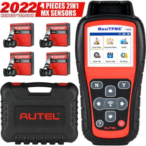 Autel MaxiTPMS TS508 MX-Sensor 2 in 1 OBD2 Diagnostic Tool TPMS Sensor Programmer Kit 315 433MHZ Sensor Tire Pressure System