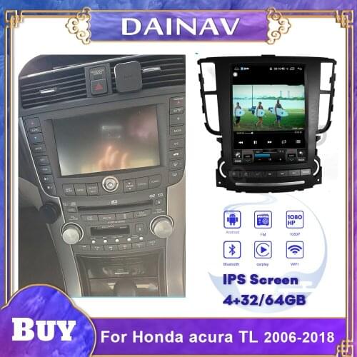 Android 10.0 car radio multimedia player For 2006 Acura TL touch screen auto audio video DVD receiver GPS navigation