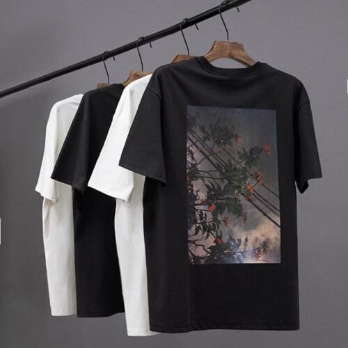 Essentials T Shirt Men Women Pullover Vintage Design Casual T-shirt Goth Sweat Tops Off Kanye West White Retro Oversize Cotton