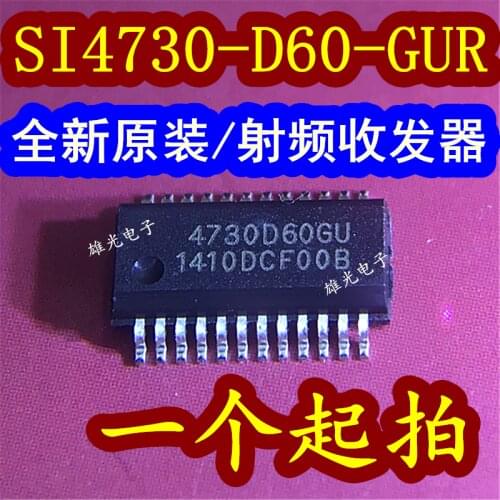 Free Shipping 10PCS/LOT SI4730-D60-GU SI4730-D60-GUR 4730D60GU SSOP24 New original