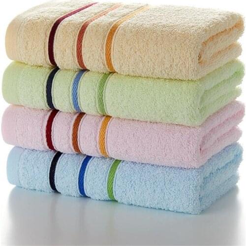 Clean Hearting Cotton Bath Towels For Adults Absorbent Bathroom Towels Hand Hair Hotel Sport Swimming Women Men Children Towel