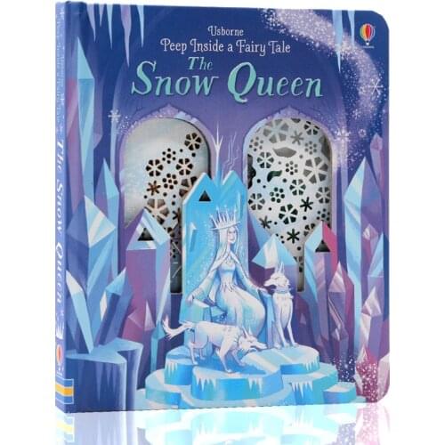 Peep Inside a Fairy Tale The Snow Queen English Educational 3D Flap Picture Books Children Baby Reading Book