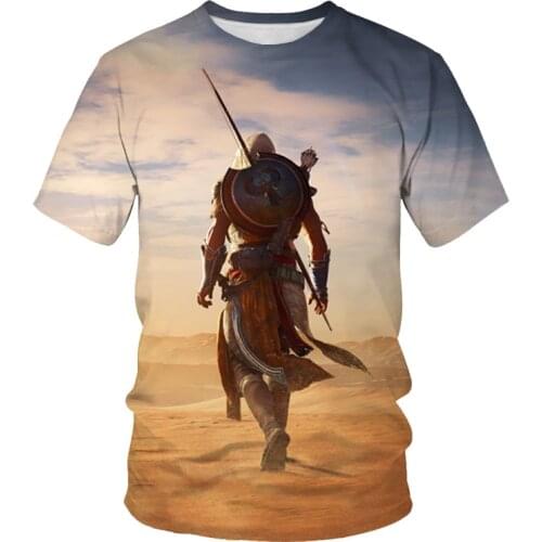 Men Game Pattern 3D Print T-shirt Cool T Shirt Streetwear Tshirt Personality Tshirt Casual Tops Oversized tshirt