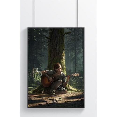 The Last Of Us Game Poster Print Zombie Survival Horror Action HD Poster Canvas Painting Living Room Bedroom Decoration Painting