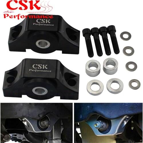 Fits For Honda Civic EG EK D16 B16 B18 B20 Engine Billet Motor Torque Mount Kit Black