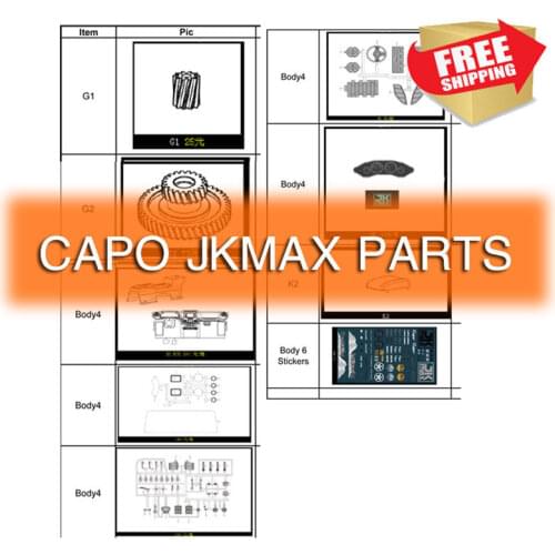 RC Model Car Capo JKMAX RACING option parts upgrade parts