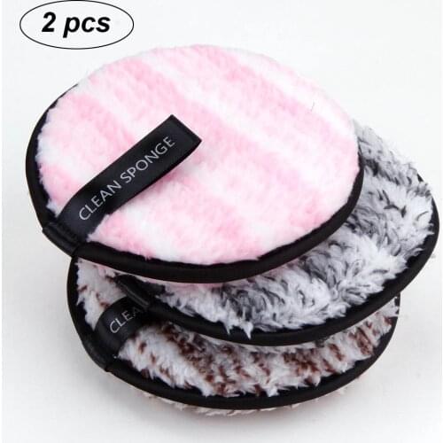 1/2pcs Makeup Remover Cloth Reusable Cleansing Wipe Bamboo Washable Makeup Pads Microfiber Face Wash Towel Skincare Tools