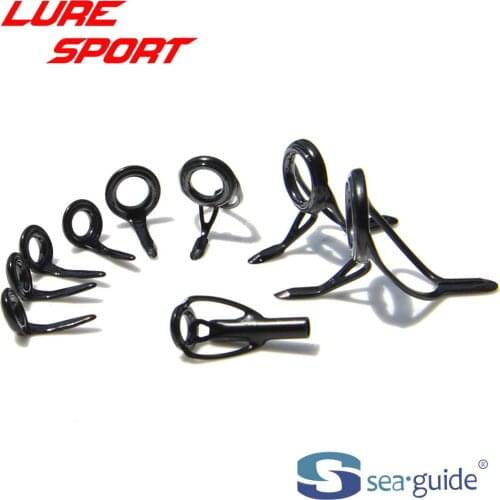 SeaGuide 9pcs Casting Guide Set LS Ring Stainless Steel BXBLSG10 Rod Building component Repair fishing pole DIY Accessory
