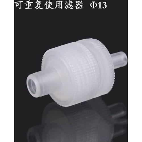 Replaceable membrane syringe filter head 13mm removable needle filter head reusable PP filter Chromatographic filter head
