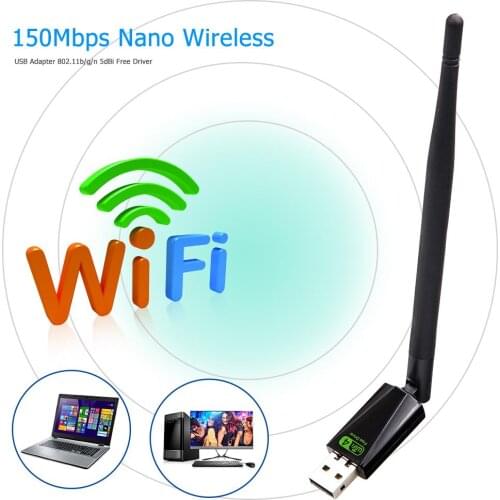 WD-1513A Mini Adapter 150Mbps USB 2.0 WiFi Wireless Network Card 802.11 b/g/n LAN Adapter frequency 2.4GHz~2.4835GHz