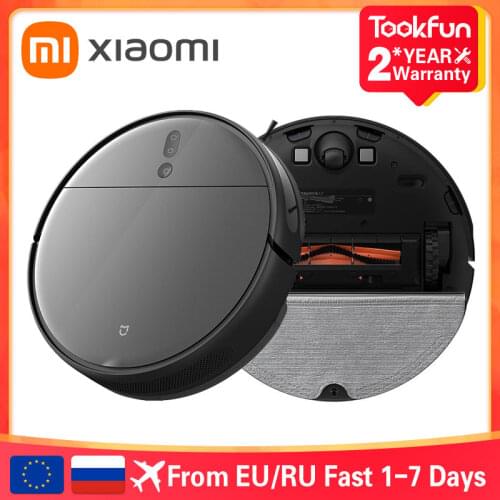 XIAOMI MIJIA Robot Vacuum Mop 1T 2 Pro+ Sweeping Washing Mopping Cleaner Home Dust Sterilize 3000PA Cyclone Suction Smart Map