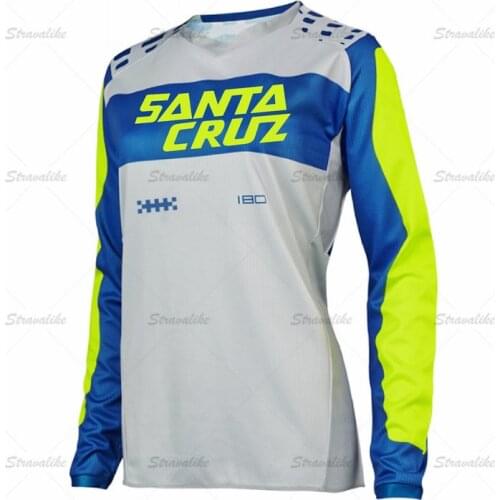 SANTA CRUZ Women Downhill Jerseys MTB FXR Bike Shirts Offroad DH Motorcycle Jersey Motocross Sportwear Clothing bike YETING