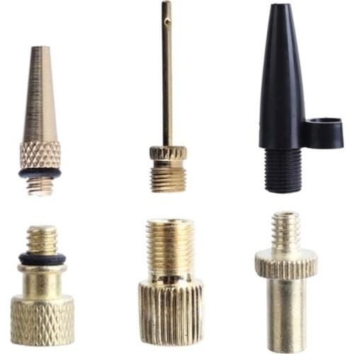 094C Brass Presta Schrader Adapter Tools Bike Tire Adapters