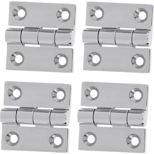 1.5" Folding Butt Hinge Silver Tone Boat Home Furniture Hardware Door Hinges